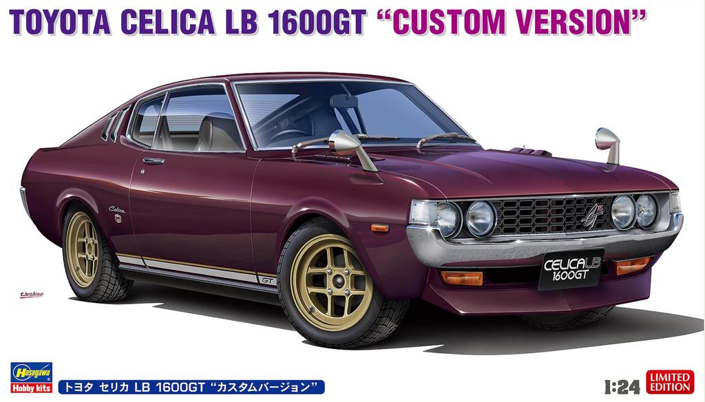 Hasegawa Maßstab Toyota Celica LB 1600GT Custom Version Plastikmodellbausatz 20736 1/24 (Auto)