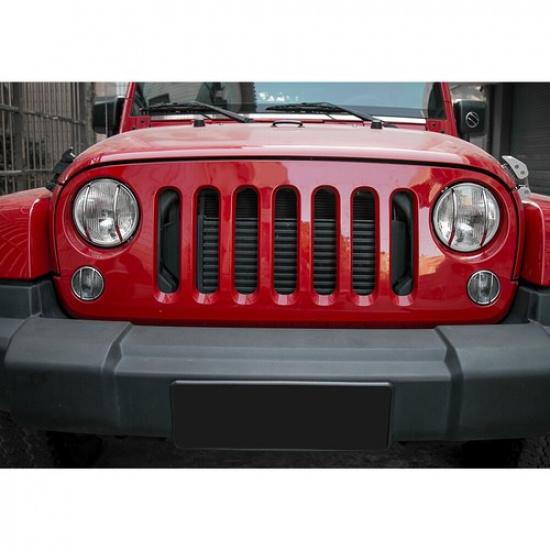 Steel Front Headlight Lamp Guard Protector Cover For Jeep Wrangler JL 2007-2017