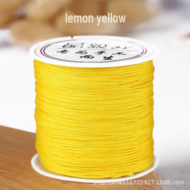 Taiwan Jade Line No. 72: 50m Hand-Woven DIY Rope for Jewelry and Beading