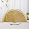 Handmade Pure Wood Folding Fan Simple Decorative Props Fan Classical Spanish Plain Fan Props