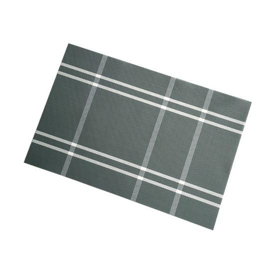 Table Placemat Plaid Print Table Mat Washable Heat Resistant Heat Resistant Placemat