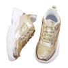 New comfortable sports casual high heel platform sequined dad shoes breathable