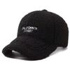 Lamb hat women's autumn and winter fashion casual versatile plush cap thickened thermal cotton hat baseball cap