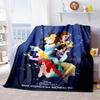 This exquisite 3D princess cartoon flannel blanket is suitable for beds, bedrooms, sofas, picnics, and can also be used as an ou