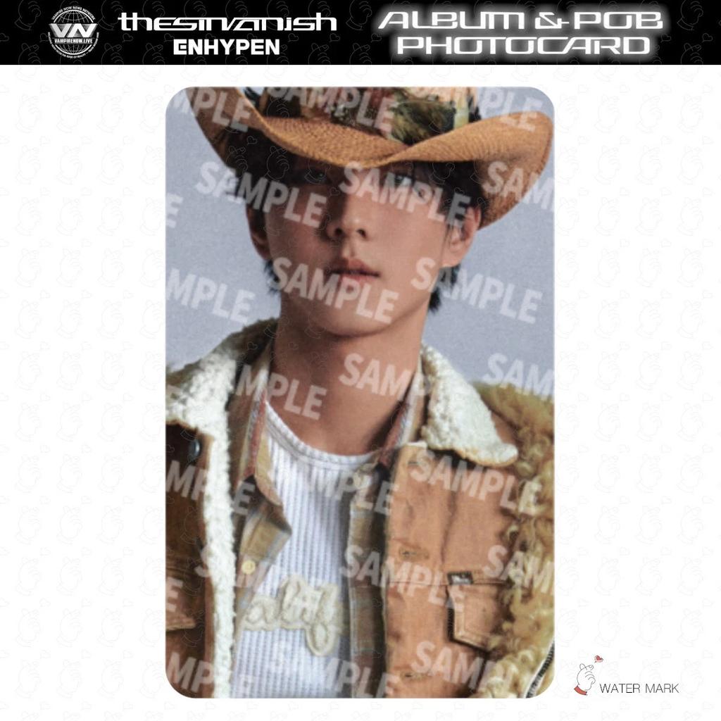 VORBESTELLUNG ENHYPEN THE SIN VANISH ALBUM Fotokarte Japan POB Glücksziehung OFFIZIELL FORBIDDEN AFTERLIGHT STORM FUGITIVES