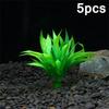 5pcs Aquarium Artificial Plants Decor Plastic Aquatic Plants Grass for Fish Tank Decoration Home Aquarium Accessories
