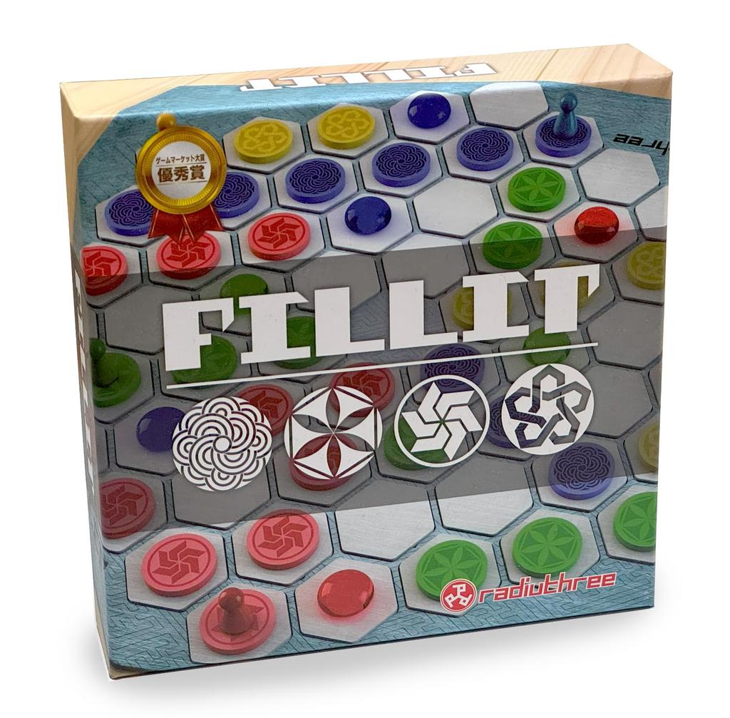 Radius Three FILLIT 3rd Edition ages 8 and Board Game (2-4 players, 10-20 minutes, up)