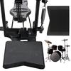 2Pcs Anti Slip Drum Block Hi-Hat and Pedal Anchor System Universal Keyboard Pedal Block for Musical Instruments