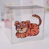 Transparent Acrylic High-Capacity Piggy Bank - No Withdrawal, Online Celebrity Style for Adults and Students.