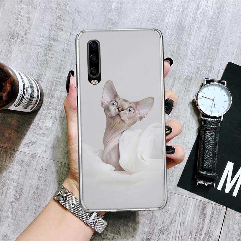 

Чехол для телефона Lavaza Spynx Sphinx Cat для Huawei P30 P40 P20 P10 P50 Mate 20 10 30 40 Lite Pro Plus с принтом, чехол в виде ракушки Huawei Mate 40 Pro