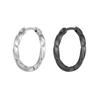 Mobius Titanium Steel Hoop Earrings: Unisex High-End Ear Jewelry