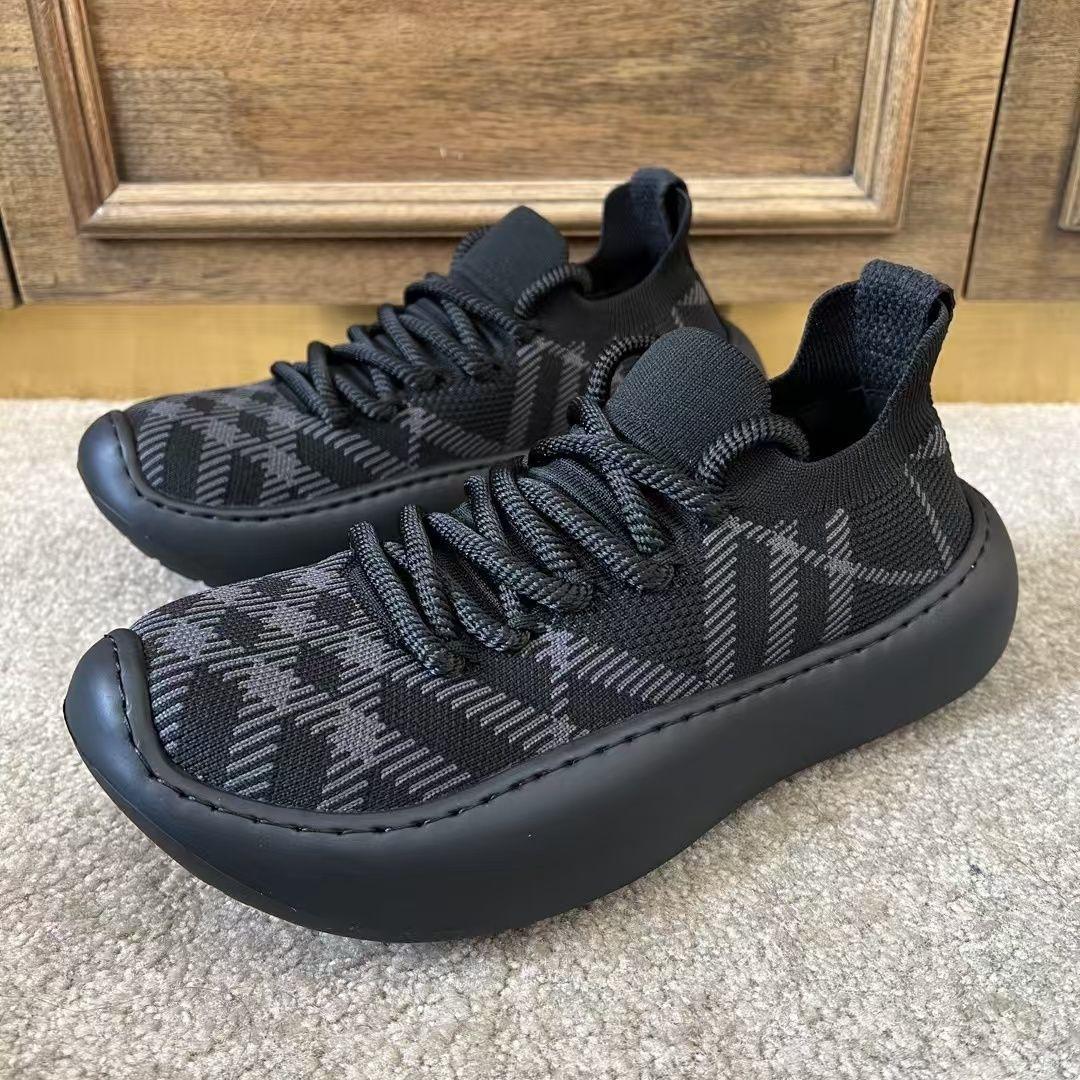 

Весна 2025 года, новая мужская обувь, мода, легкая, для отдыха, спортивная, дышащая, удобная, мужская, трендовая, универсальная, с мягкой подошвой 44 чёрный