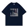 Red Chili Band Retro American Street Vintage Nirvana Relaxed Loose Cotton RoundNeck Rock ShortSleeve TShirt