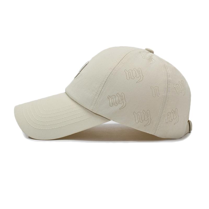Quick-Drying Embroidered Letter Cap Women's Spring Autumn Sunshade Baseball Cap Men's Outdoor Cap