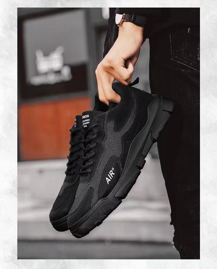 Herren Sommer Freizeit Laufschuhe mit dicker Sohle - Koreanische Mode