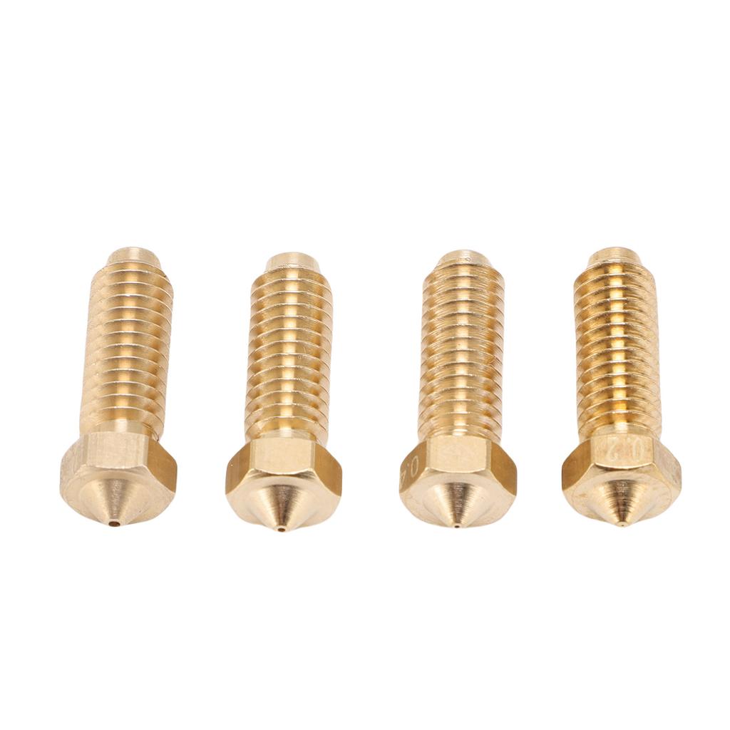 40Pcs 3D Printer Nozzle Set Replacement for Kobra S1 3 Combo Combo Pro 0.2 0.4 0.6 0.8mm Brass Nozzle Set