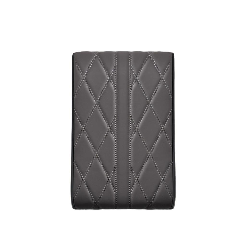 Car Armrest Box Mats Memory Foam Vehicle Arm Rest Box Pads Leather Center Console Covers Styling Interior Accessories