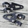 Universal Custom Hand-made Black 4mm Steel Headlight Bracket Turn Lights Bracket