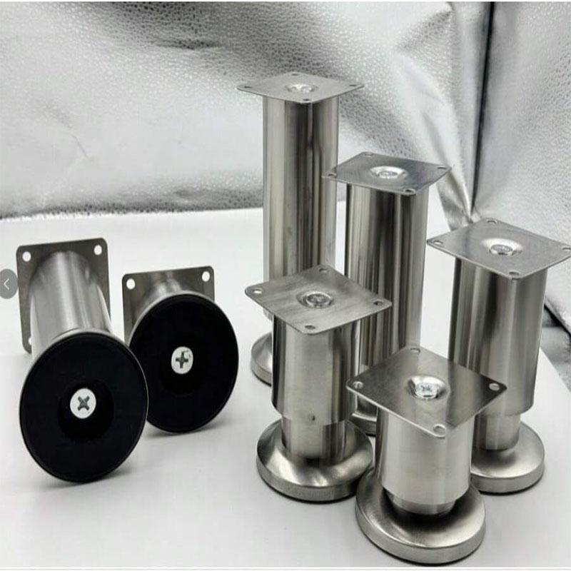 4Pcs Adjustable Metal Furniture Legs Stainless Steel Sofa Feet Couch Leg Replacement Cabinet Legs Durable Furniture Accessories