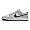 Nike Sneakers Donna Dunk Low Light Iron Ore Black Donna Grigio Bianco Rosso Universitario DQ7576-001