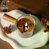 75ml Heat-resisting Glass Espresso Measuring Cup Double Mouth Glass Milk Jug With Handle Glass Scale Measure Mugs