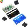 Raspberry Pi Zero W Acrylic Case 3 Colors Box Shell + Heat SinK Transaperent Black Blue Acrylic Enclosure Box for RPI Zero W