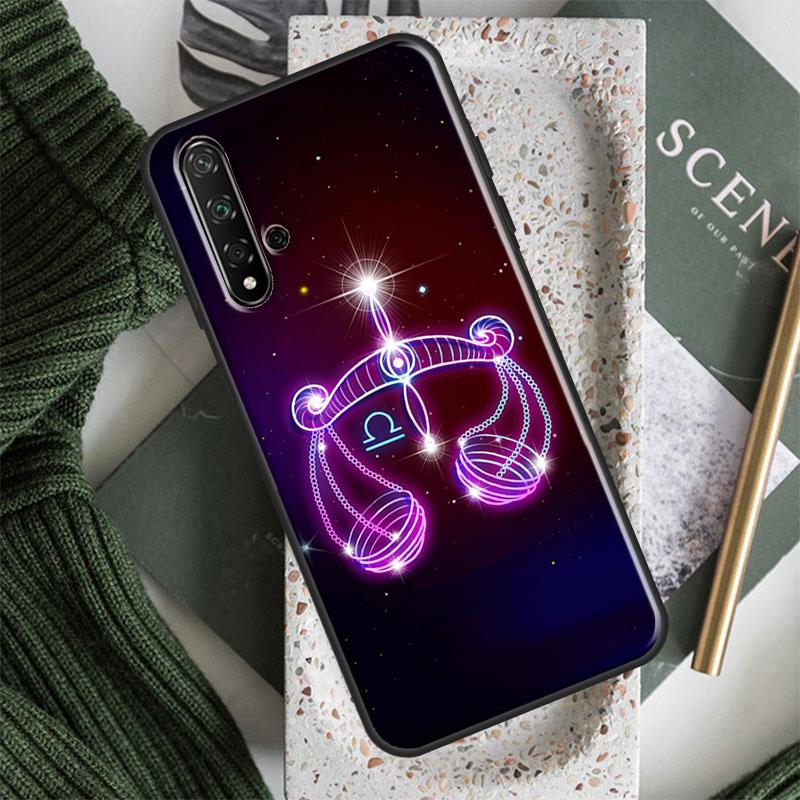 Zodiac Signs For Huawei Nova 12i 11i 8i 12s 9 10 SE Y91 Y90 Y60 Y70 Y72 Y61 P20 P30 P40 Lite P60 Pro Case