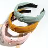 Duoling Korean Style Knotted Solid Color Headband for Women