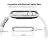 5pcs Rhinestone Watchband Ring Loops Nails Studs, Cute Metal Watch Strap Charms Decorations Compatible With IWatch Series Watchb