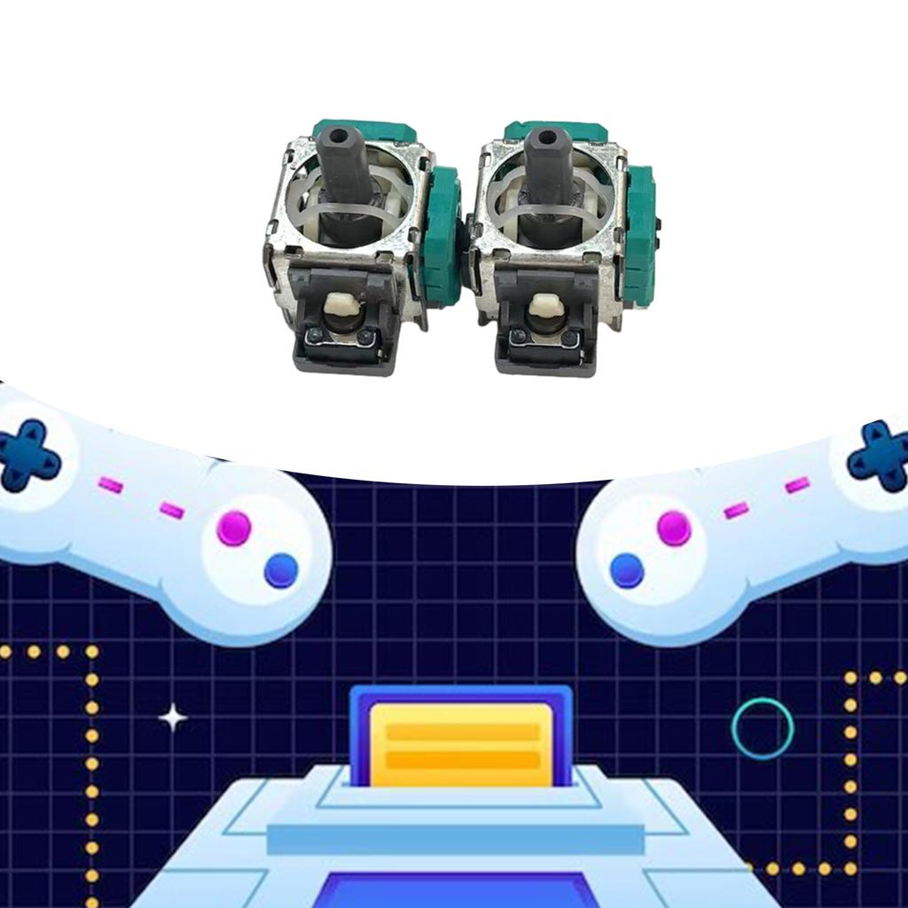 6-Zoll-13D-Analogstick, 3-poliges Sensormodul, Potentiometer mit ThumbSticks-Kappen, Ersatzteile, passend für SwitchPro-Controller