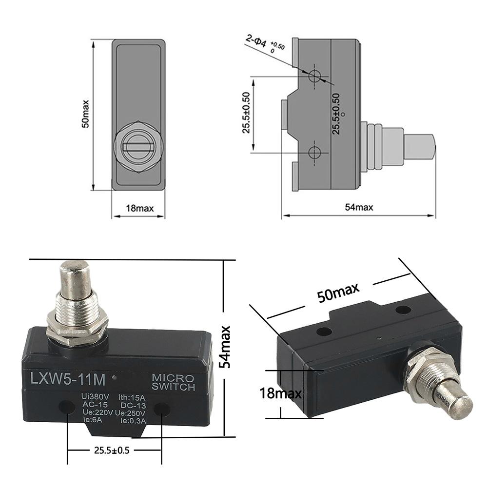 

1NO 1NC Contact Limit Switch Factory Automation Life 500000 Cycles 1NO 1NC Contact Configuration For Industrial Machinery China Mainland
