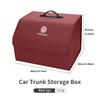 For Volkswagen VW Car Trunk Storage Box Leather Large AS22 Capacity Foldable Organizer Polo Jetta Sagitar Magotan Passat B5 B6 B7 CC