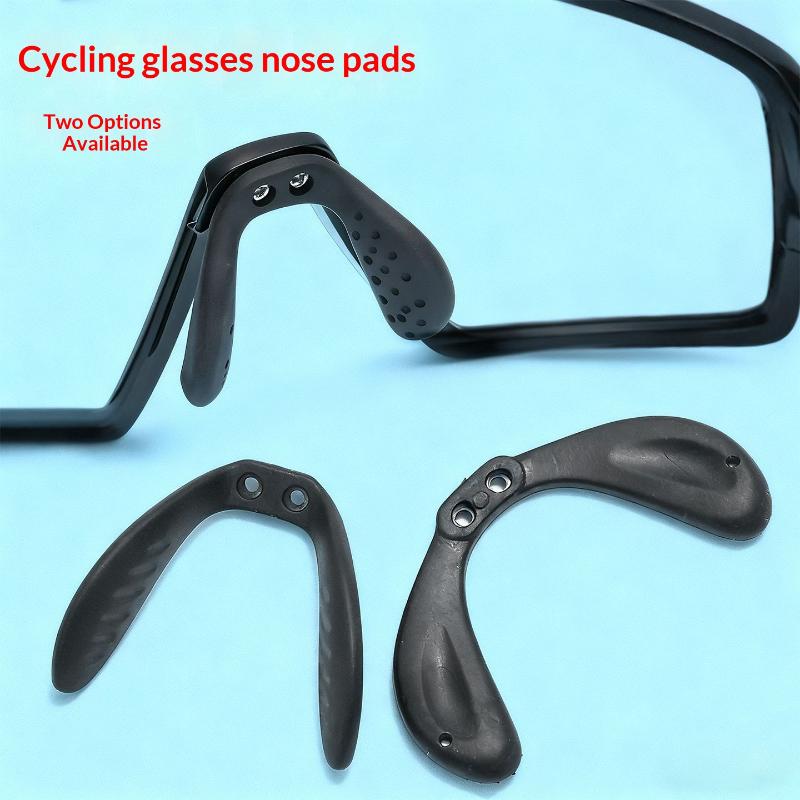 1 Pezzo Nasello per Occhiali da Ciclismo per Occhiali Sportivi da Esterno Clip Nera Regolabile Supporto Nasale Comodo Antiscivolo Vestibilità Universale
