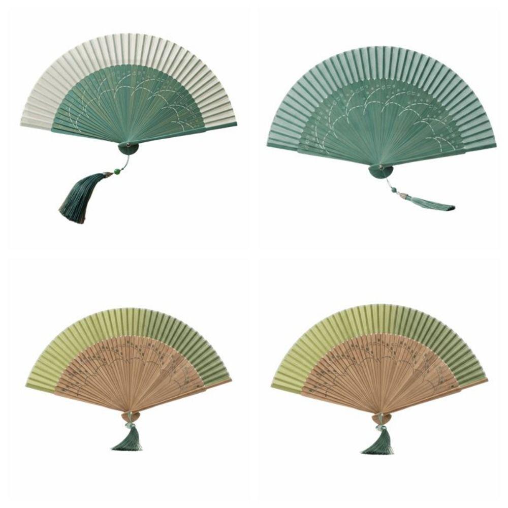 Retro Design Styl Chiński Jedwabny Wachlarz Dekoracja Klasyczny Wachlarz Ręczny Wachlarz Muszlowy Sezon Letni