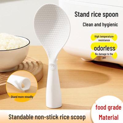 Non-Stick Heat-Resistant Rice Spatula - Food Grade Serving Spoon for Rice Cooker
