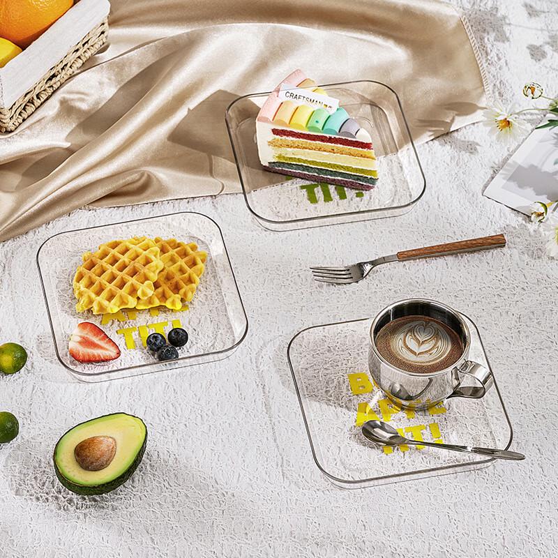 Transparent Multi-Purpose Serving Plates (Set of 3)