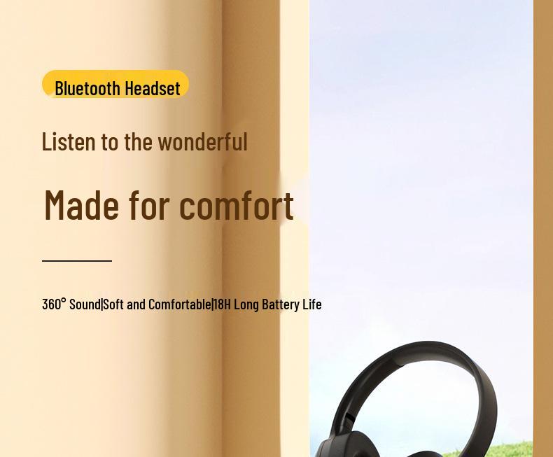 Cross-border Bestseller 2962 Foldable Over-ear Bluetooth Headphones - High-Quality Sound for Wireless E-sports