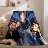 French legendary rock singer and actor Johnny Hallyday blanket soft home furnishing nap decoration four seasons warm Sherpa blanket U17