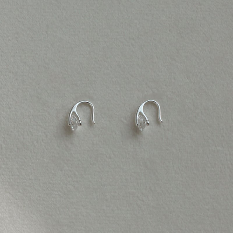NORMALLEE [Silver 925] Flake Earrings