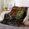 World of Warcraft Art Blanket Flannel Blanket A World of Magic and Limitless Adventure Soft Comfortable Home Travel Blanket