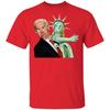 Joe Biden Statue of Liberty Proamerica Antibiden Libtards TShirt Short Sleeve 100 Cotton Casual Men T Shirt