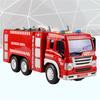1pc Baby Fire Sprinkler Truck Model Educational Telling A Story Truck Engineering Mold Toy for Kids