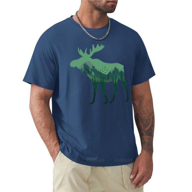 moose lovermoose gift animal moose nature in alaska elk TShirt aesthetic clothes korean fashion mens clothes