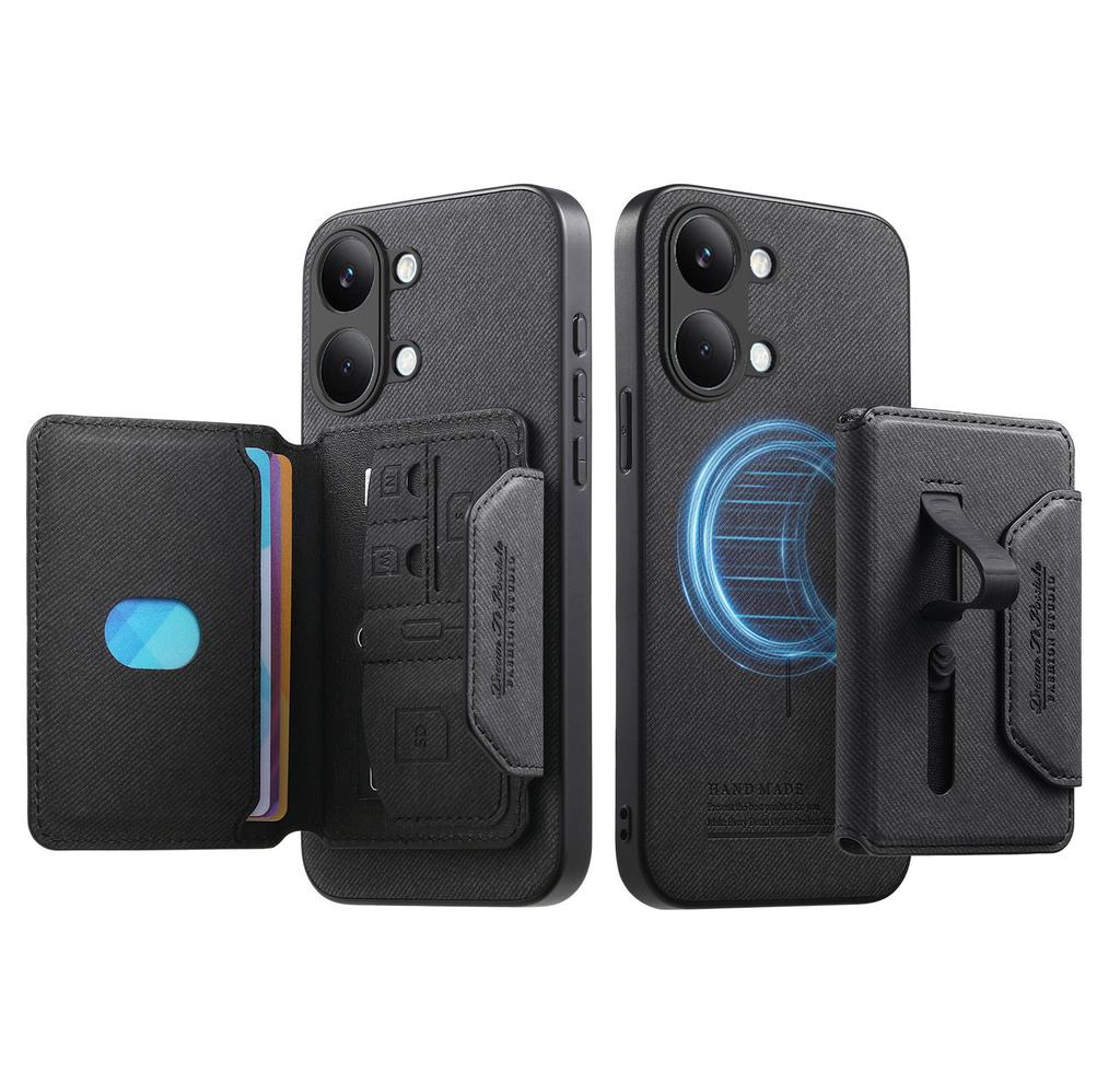 Luxury Leather Phone Case for Poco X8 X7 Pro 2In1 Detachable Magnetic for Magsafe Wallet Card for Xiaomi Poco X8 Pro Max Cover