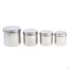 Sterile Behälter aus Edelstahl mit Deckel 8/9/10 / 12cm