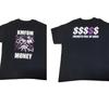 90s KMFDM Money Shirt All Size Black 100% Cotton 2side Unisex T-Shirt