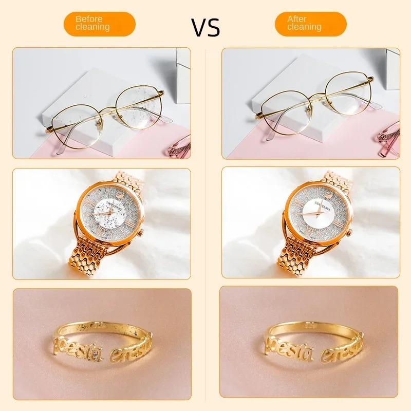 Xiaomi Household Three Speed Timed Contact Lens Automatic Cleaning Machine, Multi-purpose Glasses Jewelry Toothbrush Cleaning Device