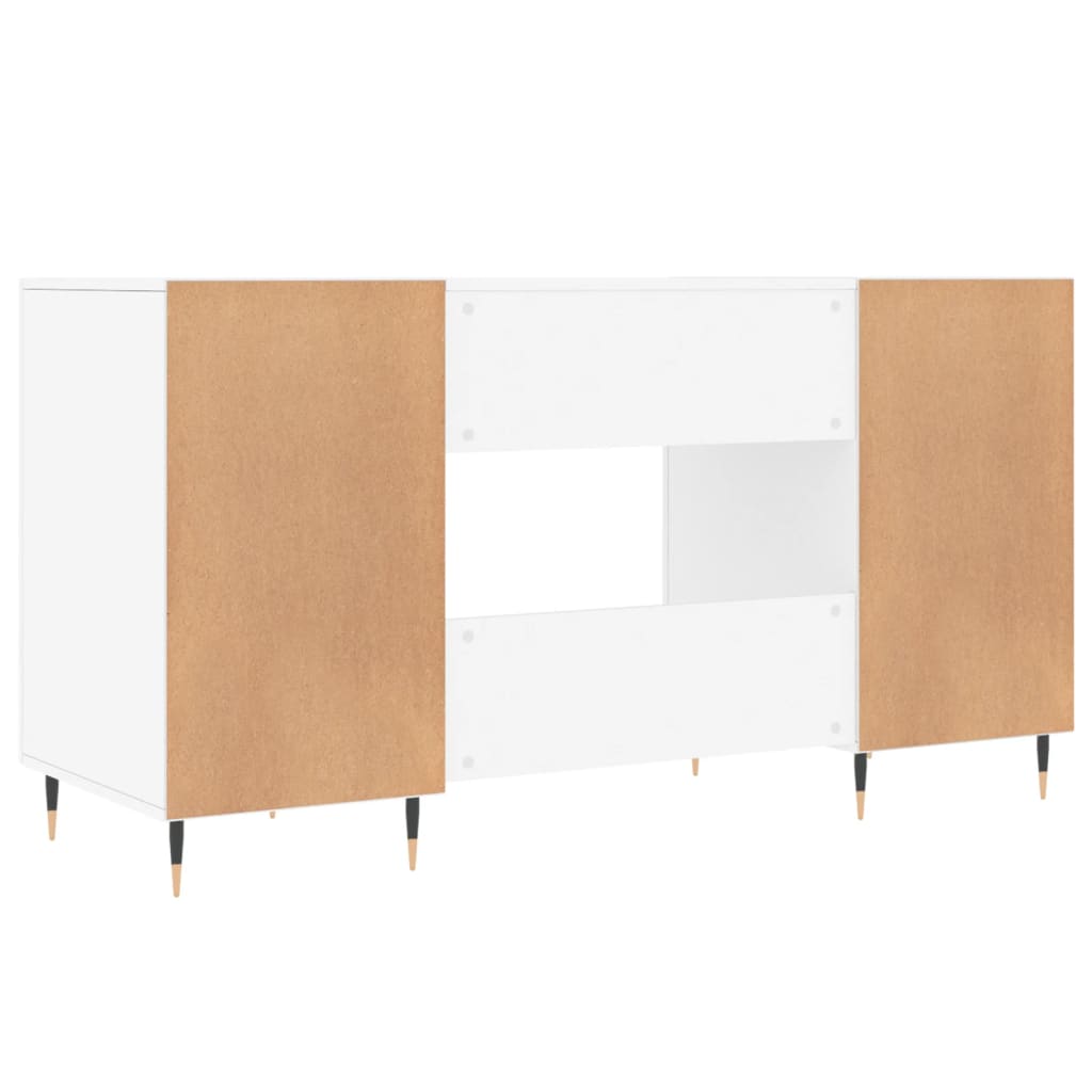Vidaxl Biurko, Białe, 140X50X75 Cm, Materiał Drewnopochodny