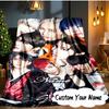 Custom Name K-pop Stars Unite Blanket  Ideal Bedding Blanket Perfect for Travel, Camping, Living Rooms, Offices, Sofas, Fan Christmas gift
