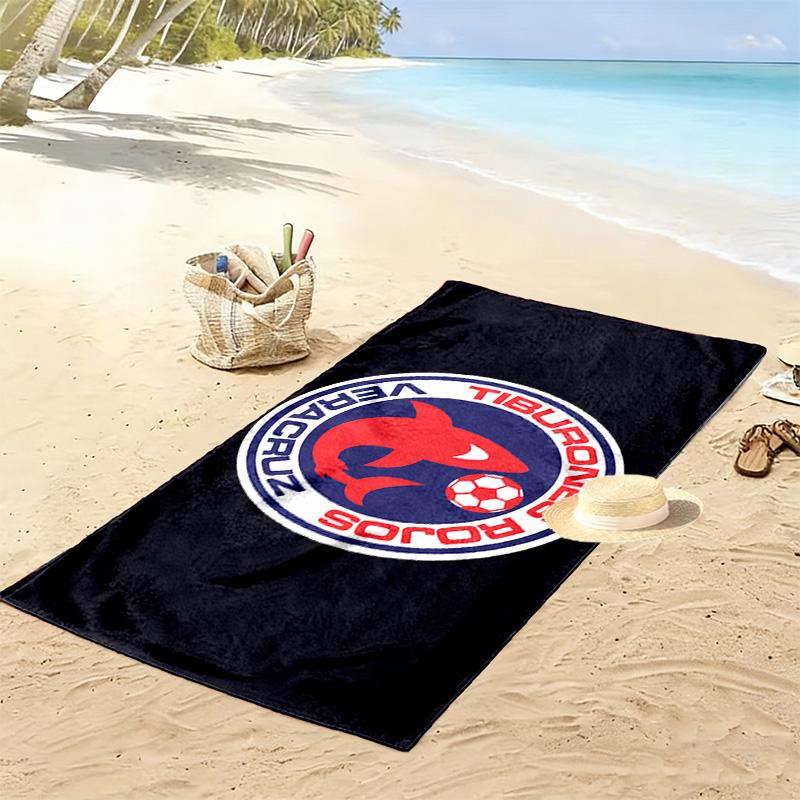 Veracruz FC Print Beach Towel, Large Soft Quick Dry Towel for Beach Camping Swimming